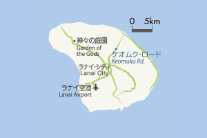 ラナイ島マップ