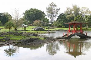 リリウオカラニ公園／Liliuokalani Gardens Park