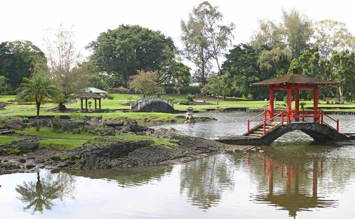 リリウオカラニ公園／Liliuokalani Gardens Park