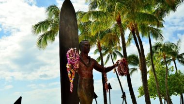 デューク・カハナモク像／Duke Kahanamoku Statue