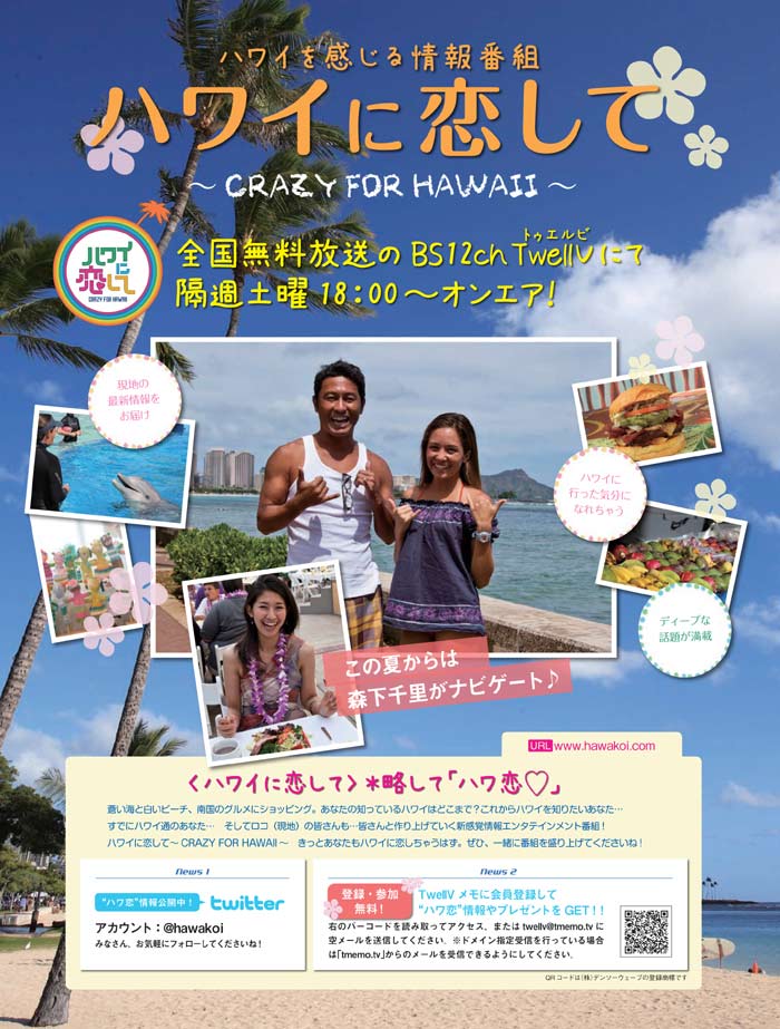 パラダイスハワイ 2002 ハワイを感じる情報番組 ハワイに恋して ～CRAZY FOR HAWAII