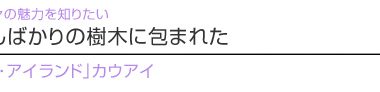 【ハワイを楽しむ50の方法】 Vol.30 あふれんばかりの樹木に包まれた「ガーデン・アイランド」カウアイ