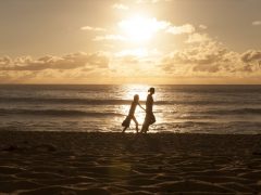 ゆったり過ごしたい、穴場サンセット・ビーチ