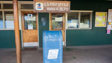 ハワイからの郵便荷物の出し方