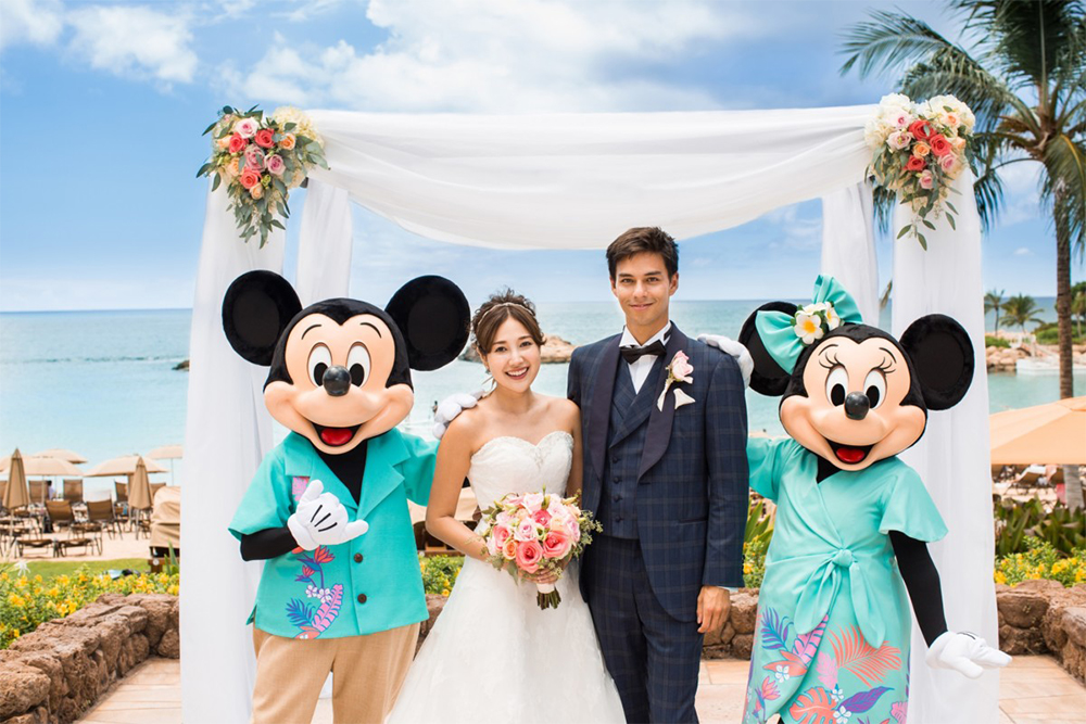 ハワイで憧れの『ディズニー婚』新しくなったミッキーやミニーの