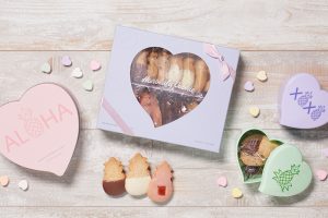 バレンタインズデーのクッキーパッケージ