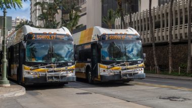 ホノルル市バス(The Bus)一部地域にて24時間運行をスタート！