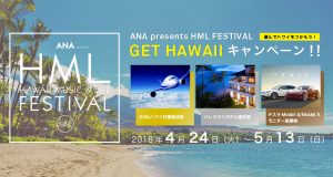 ハワイ行き航空券など豪華賞品！「GET HAWAII」