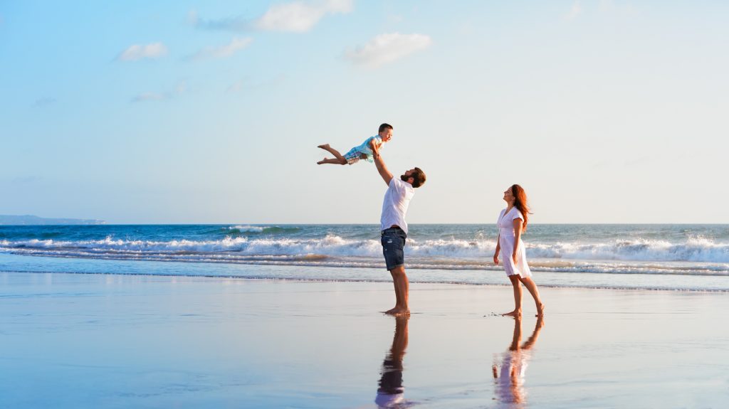 family sunset