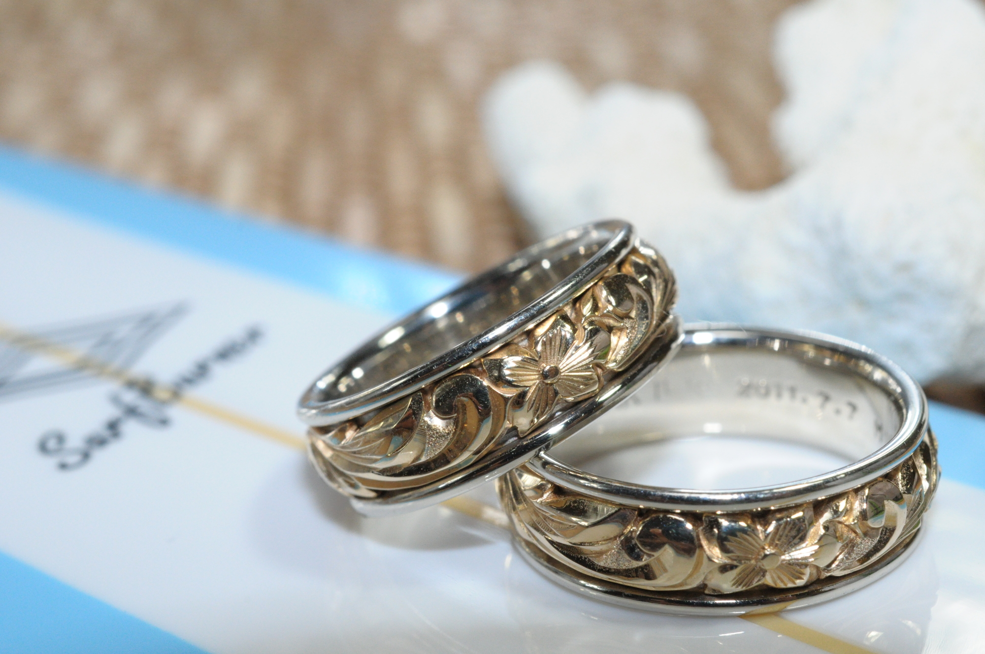 結婚指輪もハワイアンジュエリーで!オーダーメイドで世界にひとつだけ 