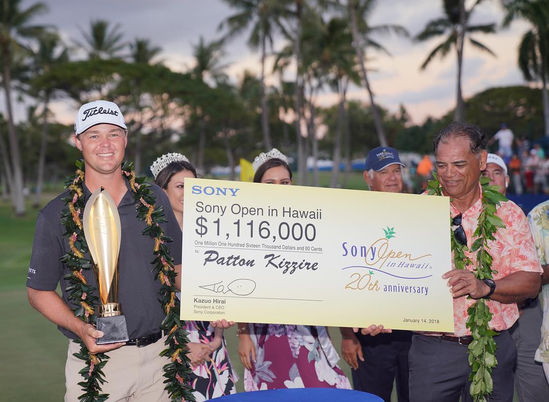 ゴルフ　ハワイ　ソニーオープン　ワイアライカントリークラブ　ブルゾン　LL sonyオープンのコースとして有名なワイアラエカントリークラブ