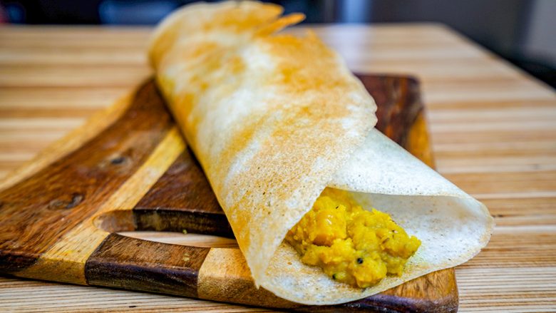 インド料理のドーサが気軽にテイクアウトできる「ガネーシャドーサ／Ganesha Dosa」