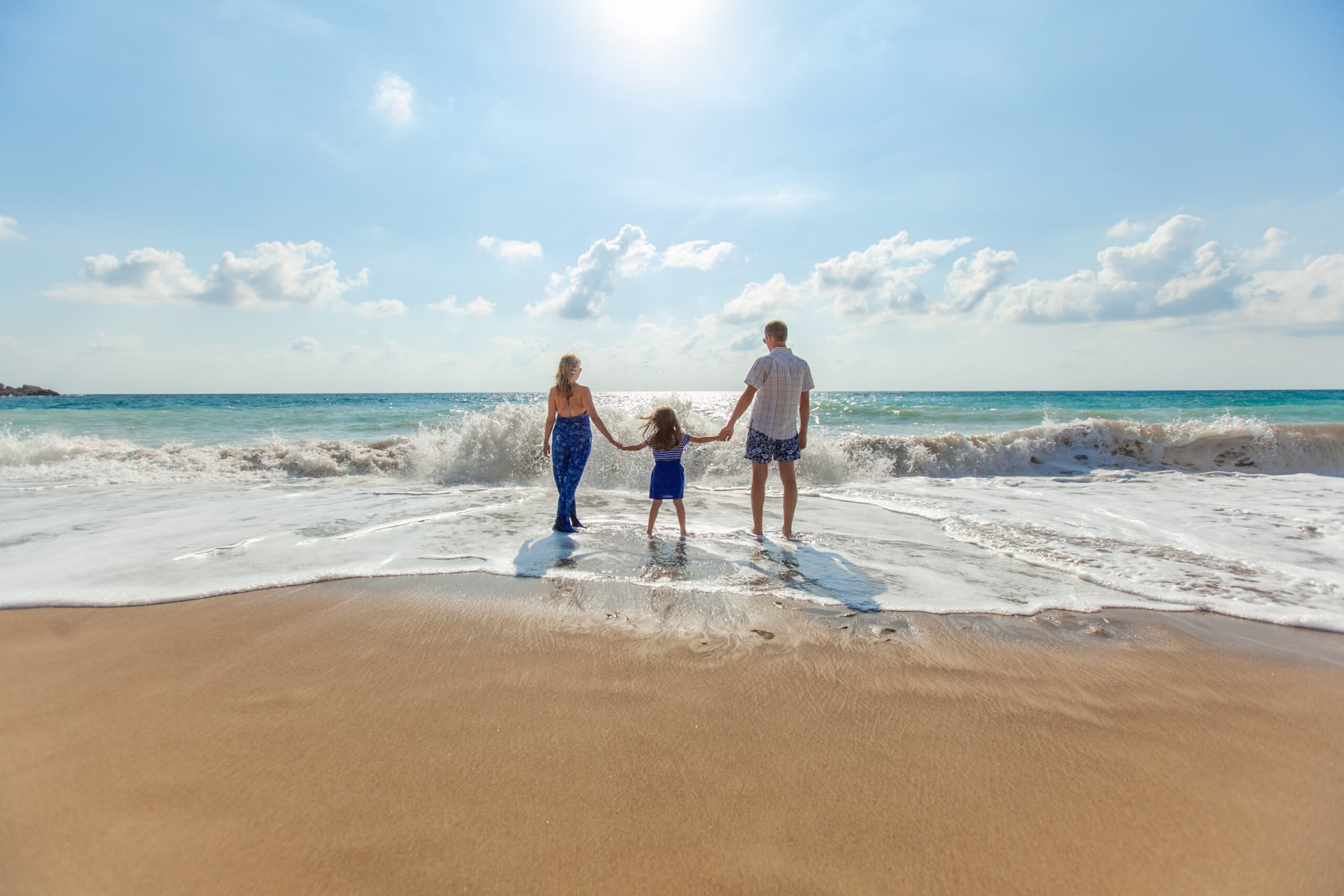 beach family