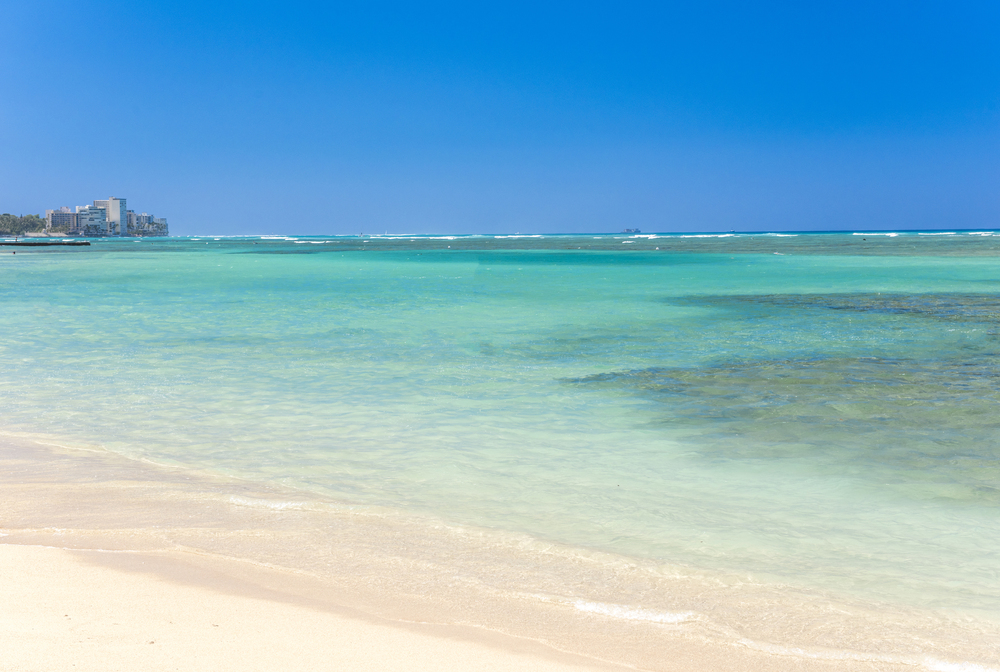 ハワイの海