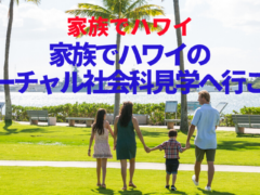 【家族でハワイ】家族でバーチャル・社会科見学に行こう！