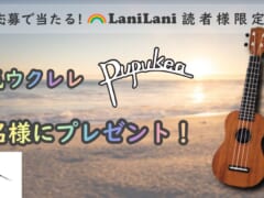 LaniLaniミュージック読者限定、人気ウクレレをプレゼント！