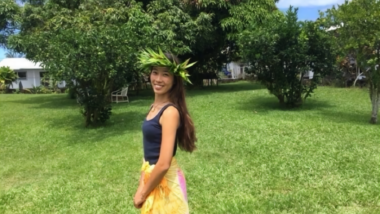 【ハワイ美女】フランダンスのために本場ハワイ島にやってきた「Ayaさん」