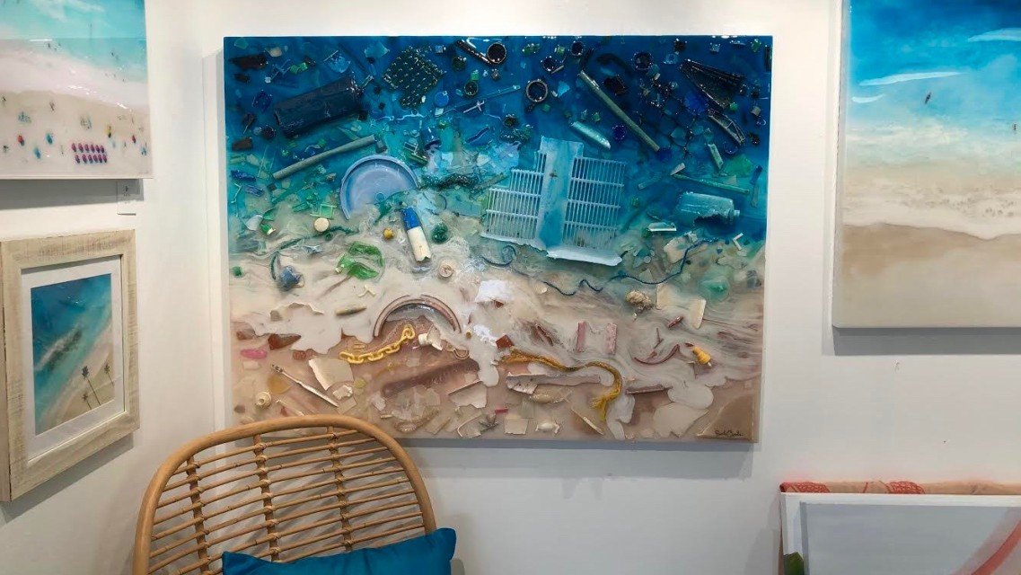 大人気の気鋭アーティストSarah Caudleが描く、環境問題をテーマにした