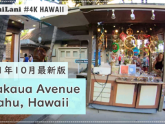 【4K HAWAII】2021年10月最新版をお届け！ハワイ・カラカウアアベニューを街ぶら♪