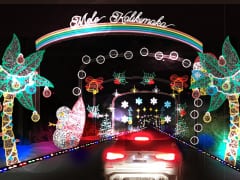 ドライブスルー堺イルミナージュ『ALOHA！HAWAIIイルミネーション-Mele Kalikimaka-』
