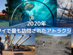 2020年で最も訪問されたハワイのアトラクション発表！