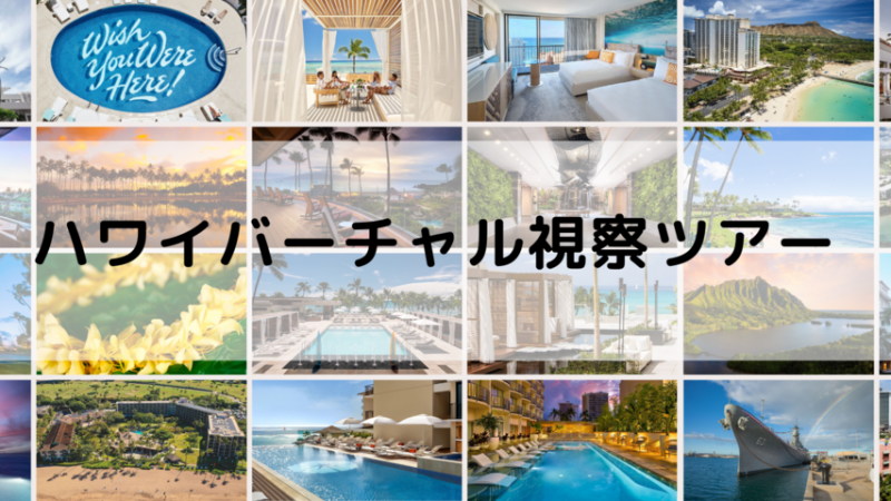 次のハワイ旅行に向けて、「バーチャル視察ツアー」でホテルやアトラクションの最新情報をチェック!