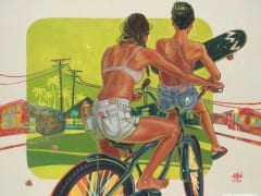 躍動感あふれるアート！カイルア在住アップカミングアーティストKate  Wadsworth