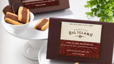 ビッグアイランド・キャンディーズの新商品は１つで２度美味しい画期的ショートブレッドクッキー