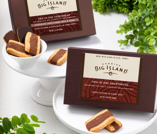 ビッグアイランド・キャンディーズの新商品は１つで２度美味しい画期的ショートブレッドクッキー