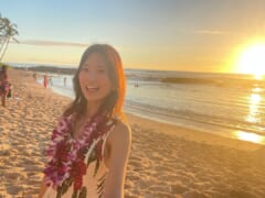 【ハワイ美女】年越しはハワイで！「Chisatoさん」の年越しハワイ旅行