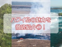 [ハワイ島] いま注目が集まるハワイ島ってどんなところ？ 魅力や見どころを大紹介①